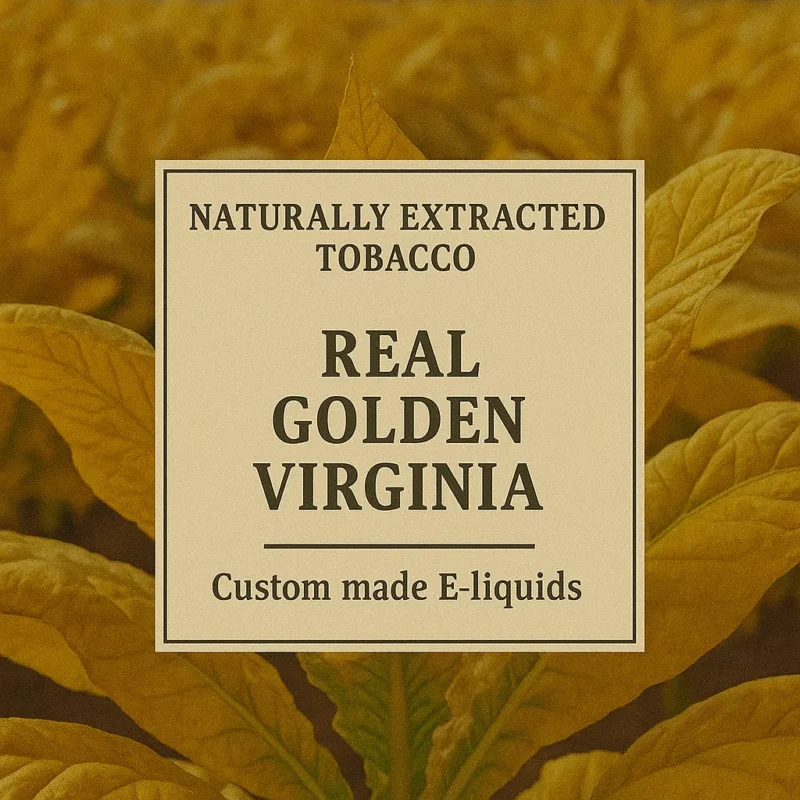 Real Golden Virginia E-Liquid – Bright & Smooth Tobacco