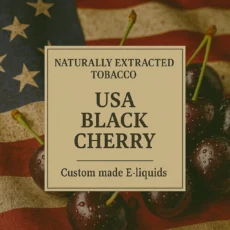 USA Black Cherry 100% Tobacco E-liquid