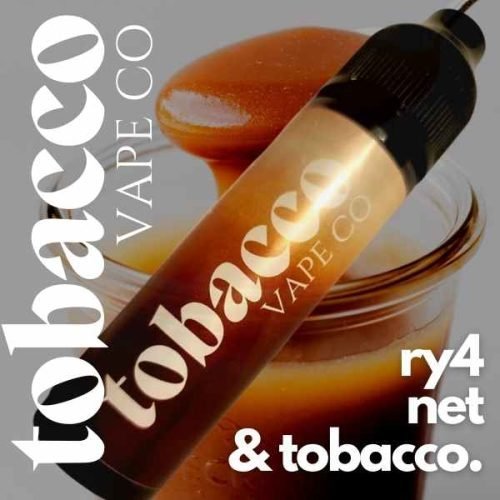 Sweet tobacco e-liquid with dessert undertones