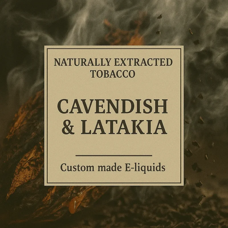 Black Cavendish & Latakia Tobacco E-Liquid – Smooth, Dark & Smoky Pipe Blend