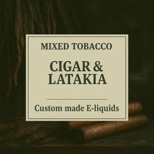 Cigar with Latakia Tobacco E-liquid