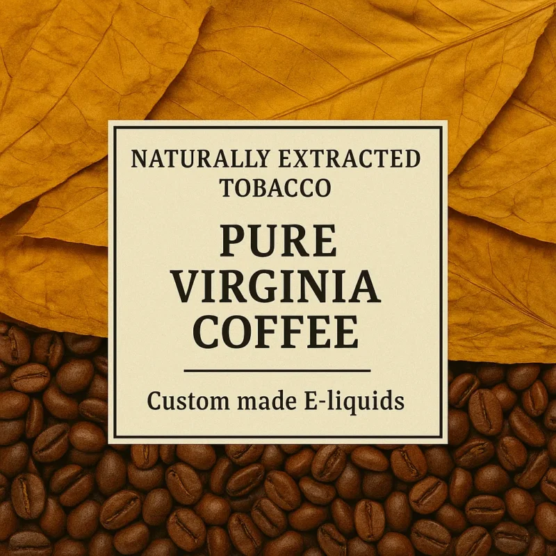 Virginia Coffee Tobacco Vape – Pure Flue-Cured Blend