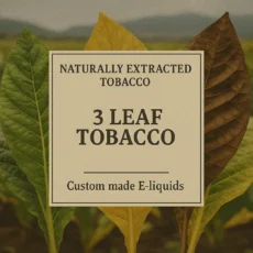 3 Leaf 100% Tobacco E-liquid
