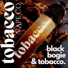 Black Bogie Tobacco E-liquid | 100% NET | Virginia, Dark Fired, Indian Leaf