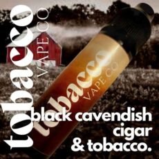 Black Cavendish Cigar Tobacco E-liquid