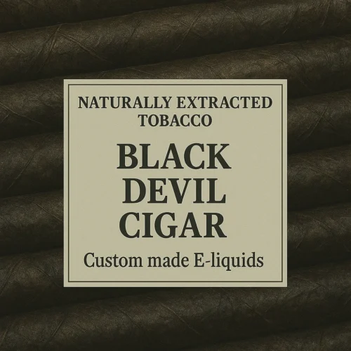 Black Devil Cigar 100% Tobacco E-liquid