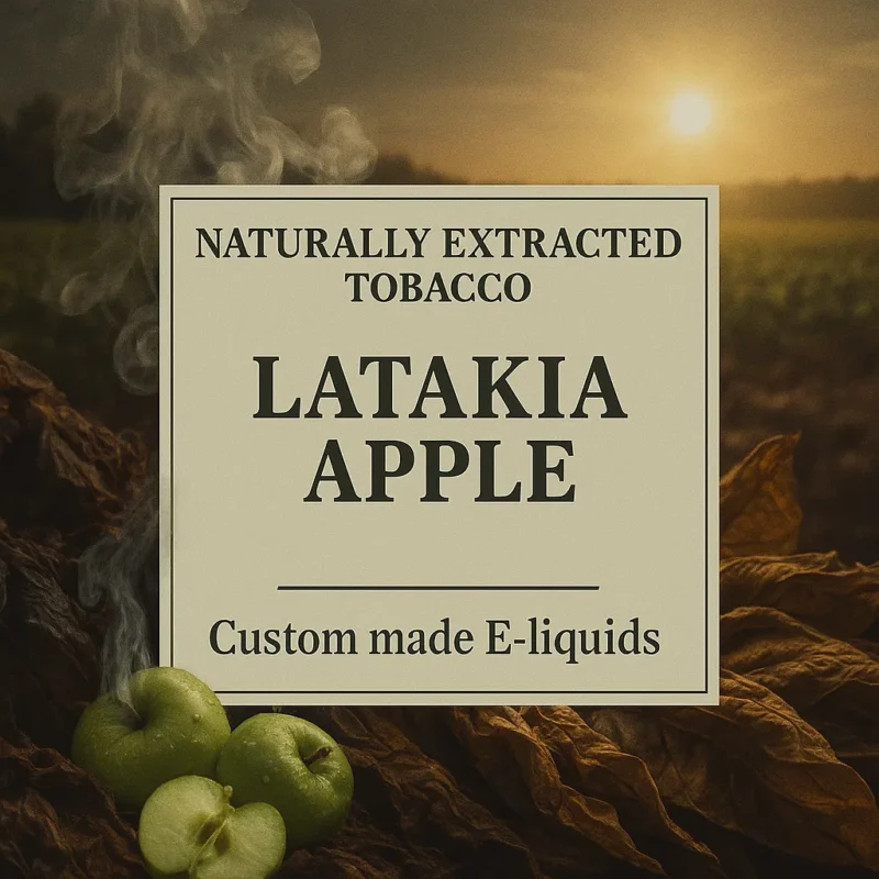 Pure Latakia & Apple 100% Tobacco E-liquid