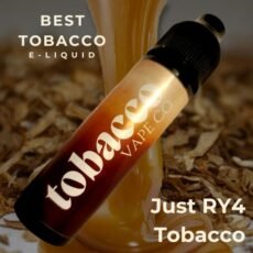 Just RY4 Tobacco E-liquid | Delicate Vanilla, Caramel