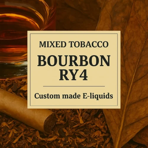 Bourbon RY4 - Bourbon Tobacco E-liquid - Mild Tobacco Flavour